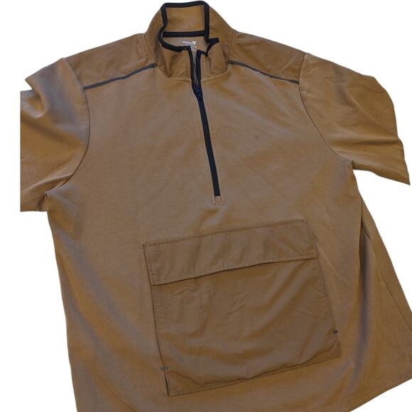 Old Navy Active Dynamic Fleece Pullover Mens XL 1/4 Zip 4-Way Stretch Activewear - Picture 4 of 10